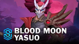 Blood Moon Yasuo Wild Rift Skin Spotlight