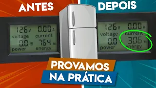 🤔 DESLIGAR GELADEIRA a NOITE ECONOMIZA ENERGIA? Mito ou VERDADE 🔌