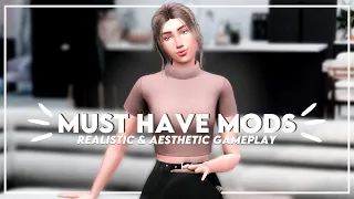 MUST HAVE Mods For Realistic Gameplay ✨ (+ links) | 2023 | The Sims 4