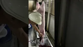 Dumaguete city slaughter house HOG OPERATION 🐷#slaugtherer #butcher