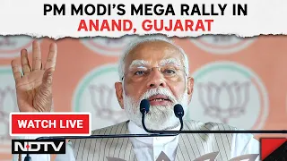 PM Modi Gujarat Rally LIVE Today | PM Modi Speech Live In Anand, Gujarat | Lok Sabha Elections 2024