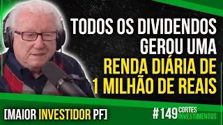 LUIZ BARSI REVELA SUA RENDA DIARIA DE MAIS DE 1 MILHÃO DE REAIS DE DIVIDENDOS Ft. louise barsi #149