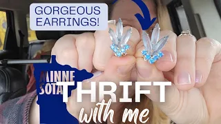 THRIFT with Me for Vintage Jewelry | Live Selling on District | Reselling