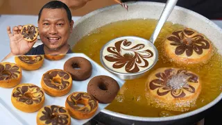 Sekarang bikin donat tanpa resting tanpa toping udah enak banget