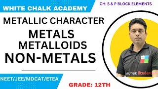 METALLIC CHARACTER//METALS//METALLOIDS//NON-METALS//VARIATIONS IN PERIODIC TABLE GROUPS AND PERIODS