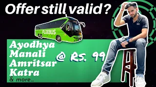 Book Flixbus @ 99/- till May 2024. How to book? || Cancellation Policy and more...