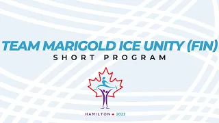 Marigold Ice Unity | SP | ISU World Synchronized Skating Championships 2022| Hamilton| #WorldSynchro