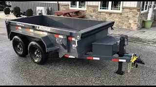 Lamar 5x10' Hydraulic Dump Trailer 9990# GVW DS601025