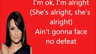 Glee somebody to love Lyrics