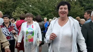 Танцы 💃 🕺 под живую музыку. В Гомельском парке.