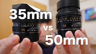 【あなたはどっち派？】焦点距離 35mmと50mmの撮り方、考え方の違いを解説します。