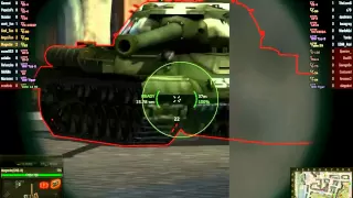 World of Tanks: how to ammo rack a forward-facing IS-4