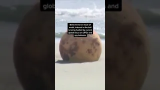 Mysterious sphere appears on Japanese beach