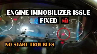 Engine Immobiliser Issue and No Start Fixed | How to Reset Engine Immobiliser | Daily Hands