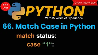 Match Case Statements in Python | Python Tutorial