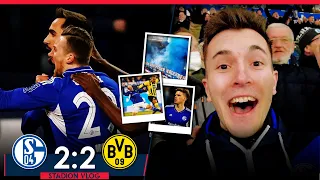 SCHALKE vs BVB 2:2 Stadion Vlog 🔥 Revierderby! Pyro! Wichtiges Remis!