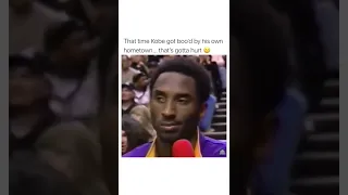 Kobe emotional after his hometown crowd started booing him