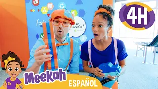 🕝4️⃣h La Emocionante Aventura  💜¡Hola Meekah!💜Amigos de Blippi | Videos educativos