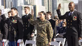 NROTC San Diego Fall 2022 Commissioning Ceremony