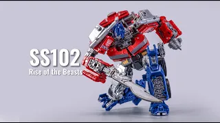 One of the best！Transformers SS102 OPTIMUS PRIME RISE OF THE BEASTS BB102 Optimus comparing review.