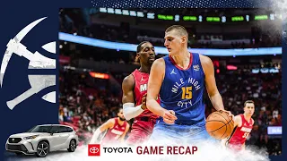 Toyota Game Recap: Denver Nuggets defeat Miami Heat 120-111 (11/29/2021)