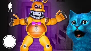 САМЫЙ СТРАННЫЙ ФНАФ Пять Ночей С ФРЕДБЕРОМ FNAF Five Nights Fredbears АНИМАТРОНИКИ Пугают Охранника