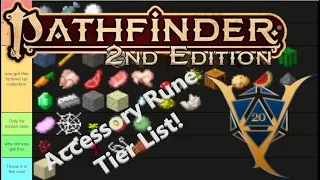 Accessory and Shield Rune's Tier List