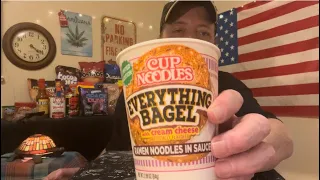 NEW Everything Bagel Cup Noodles 🥯Can This Actually Be Good?