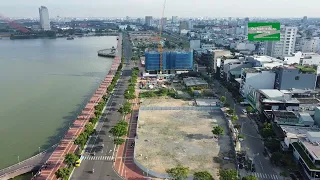 Vị trí khu đất dự kiến làm dự án danang landmark, gần công viên APEC Đà Nẵng