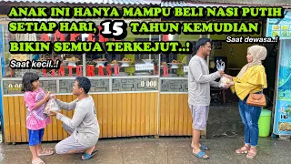 ANAK INI SELALU PESAN NASI PUTIH SETIAP HARI, 15 TAHUN KEMUDIAN PEMILIK WARUNG MENANGIS. TERNYATA..!