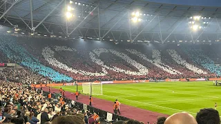 It was a great atmosphere I'm Forever Blowing Bubbles🫧. West Ham 1-1 Leverkusen. 18.04.24