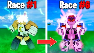 Blox Fruits Going From Noob To Awakening EVERY Race V4 [Full Movie]