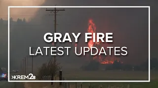 Gray Fire | Latest updates on 3,000 acre fire burning in Medical Lake