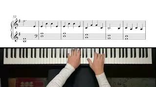 God Rest Ye Merry Gentlemen - Intermediate Piano Arrangement No. 7 - 5800pts