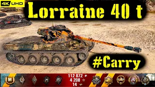 World of Tanks Lorraine 40 t Replay - 10 Kills 3.7K DMG(Patch 1.6.1)