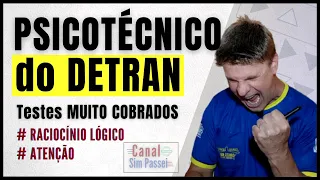 PSICOTECNICO DETRAN 2024 – Testes de atenção - Exames psicológicos - Avaliação Psicológica Detran