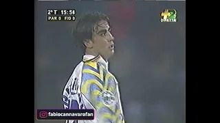 Parma vs.  Fiorentina 3/11/1996. Fabio Cannavaro