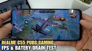 Realme C55 PUBG Mobile Gaming test | Helio G88, 90Hz Display