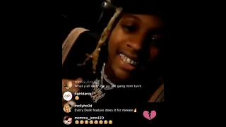 LIL DURK Finds Out KING VON Was Shot During His IG LIVE 😢💔