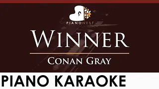 Conan Gray - Winner - HIGHER Key (Piano Karaoke Instrumental)