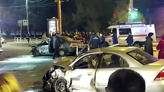 Челябинск: в аварии с такси пострадали четверо человек