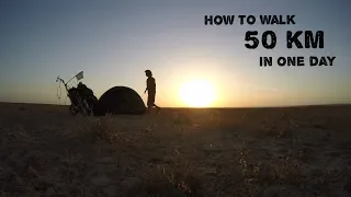 To India on Foot - How to walk 50 km in one day