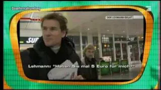 Lehmann will 5 Euro vom DSF Reporter