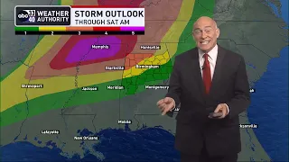 ABC 33/40 News Evening Weather Update for Friday, March 31, 2023
