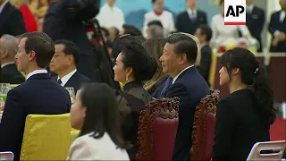 President Xi hosts President Trump at state dinner