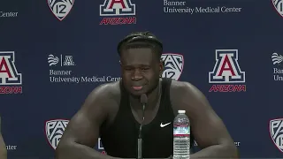 Arizona Basketball Press Conference - Oumar Ballo & Caleb Love