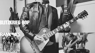 Blitzkrieg Bop by Ramones (guitar and bass cover)