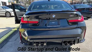 BMW G80 M3 vs F80 M3 Exhaust Sound Comparison