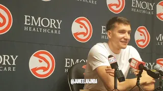 Atlanta Hawks' Bogdan Bogdanović End-Of-Season Media Availability