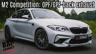 BMW M2 Competition (F87) S55 | OPF-back / GPF-back @BaqExhaust  sound check